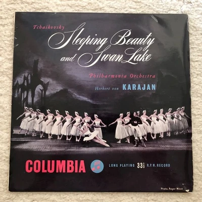 Columbia ( UK )  33CX 1065   Tchaikovsky  Sleeping Beauty & Swan Lake,   Karajan Foto 1 de 4