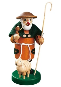 German incense smoker shepherd, height 20 cm / 8 inch, original E.. RG 26204 NEW - Picture 1 of 1