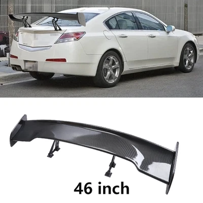 For Acura TL 2004-2008 47" Fiber Rear Trunk Spoiler Wing Adjustable GT-Style Foto 1 de 4