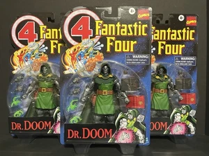 MARVEL LEGENDS DOCTOR DOOM FF4 RETRO CARDED 6” FIGUR DR DOOM EXKLUSIV AUF LAGER - Bild 1 von 9