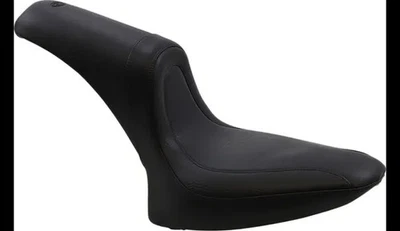 Mustang Preto Original 2 Up Fastback 1 peça Assento Harley Heritage Softail 00-07 - Imagem 1 de 4