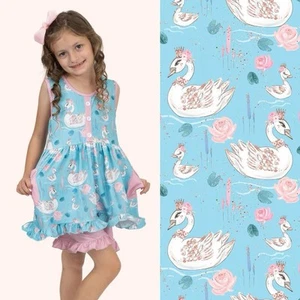 Pete + Lucy Swan Song Toddler Girls 2 Piece Short Set NWT SZ 4T Sleeveless - Picture 1 of 7