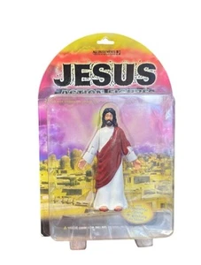 Vintage 2001 Accoutrements Jesus Action Figure w/ Poseable Arms & Gliding Action - Picture 1 of 8