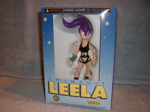 Swimsuit Leela Futurama Wizard ToyFare Exclusive Clayburn Moore 2001 New Sealed Cover