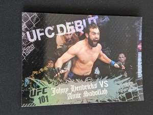 2010 Topps UFC Main Event JOHNY HENDRICKS VS AMIR SADOLLAH #125 BASE UFC DEBUT - Picture 1 of 1