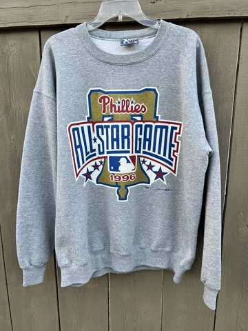 Vintage Philadelphia Phillies 1996 MLB All Star Game Lee Sport Sweatshirt - XL Cover