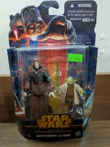 NUOVO! Hasbro Star Wars Darth SIDIOUS Yoda MS10 Serie Missione Personaggi Duello Senato - Foto 1 di 7