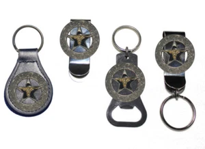Custom UT Texas Longhorn Star Bevo Bottle Opener Key Fob Key Holder Money Clip - Picture 1 of 6