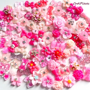 50 piezas x 3D Arte en Uñas "ARCOS DE ROSAS"" Mezcla Decoración de Uñas Accesorio Artesanía Cabujón - Imagen 1 de 2