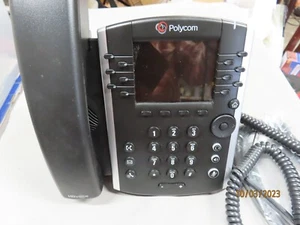 Pair of Polycom desktop skype POE phones 2200-48450-019 - Picture 1 of 4