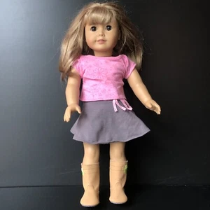 American Girl Truly Me Puppe *beschädigt* blonde glatte Haare braune Augen mit Outfit - Bild 1 von 10