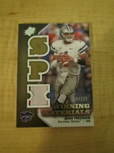 SPx Winning Materials 2010 Josh Freeman 050/125 #WMP-FR Kansas State/Tampa Bay - Imagen 1 de 2