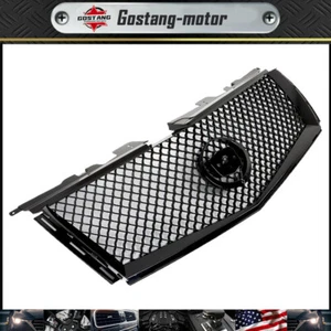Nuevo repuesto de parachoques de rejilla para Cadillac CTS 2008-13 malla negra brillante pintada - Imagen 1 de 10
