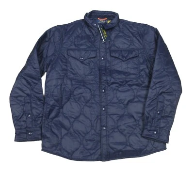 Polo Ralph Lauren Men's Navy Quilted Shirt Jacket $228 - Image 1 of 4