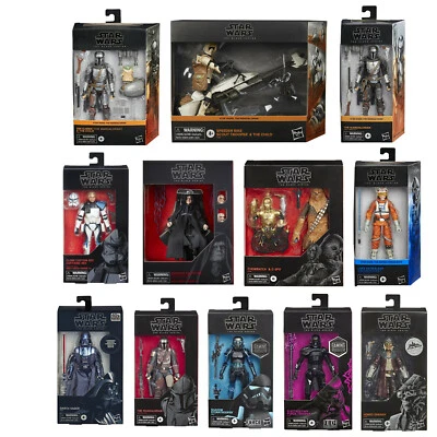 Star Wars The Black Series Action Figure CHOOSE Mandalorian Boba Fett Trooper  - Image 1 of 4