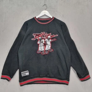 BLK1 Blackone Sweatshirt Mens Large Black Red Vintage 90s Rap Hip Hop - Picture 1 of 13