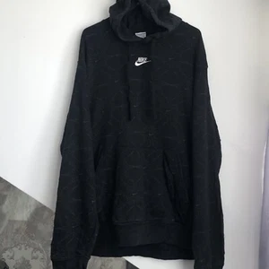 Nike Green Center Check Swoosh Pullover Hoodie White Tag Large Y2K - Picture 1 of 11