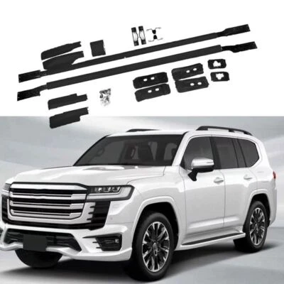 2PCS Roof Rail Fits For Toyota Land Cruiser J300 LC300 2021-2025 Cargo Carrier - Image 1 of 4