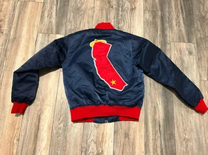 Chaqueta de satén vintage años 80 Starter California Angels MLB para hombre M impecable EE. UU. - Imagen 1 de 20