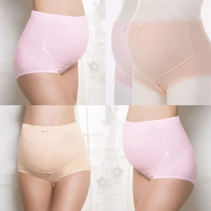 Maternity Underwear Pregnancy Support Tummy Comfy Brief Panties Cotton Over Bump - Picture 1 of 7