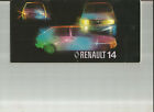 RENAULT 14 L TL R1210 - 1978 / notice conduite et entretien carnet utilisation