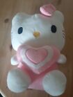 Hello kitty 12 Inch Plush Soft toy,  Featuring Pin And White Heart New Untagged