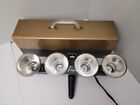 ADAMS Vintage Photography 4 Bulb Bar Light W50 with Metal Storage Case 300W Lamp