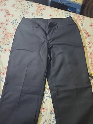 Red Kap Women's 04X30 Black Work Pants 30X30 polyester  MEXICO - Image 1 of 4