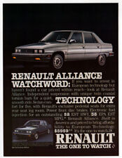 1983 RENAULT Alliance (R9) Vintage Original Print AD | Gray 4-door Sedan photo