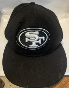 Cappello Berretto Snapback San Francisco NFL Nero Regolabile - Foto 1 di 6
