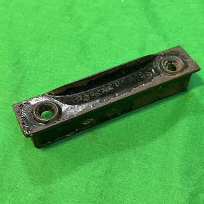 4 1/4” Door Keeper Lock Catch Rim Strike Hardware Antique Vintage CAST IRON 1857 - Image 1 of 4