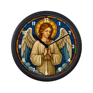 Angel wall clock, Spiritual Christian Religious Home Decor - Picture 1 of 3