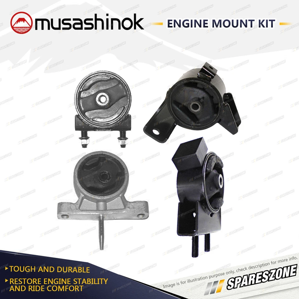 Musashinok Full Engine Mount Kit for Suzuki Liana RH416 RH418 1.6L 1.8L 01-07 - image 1 of 2