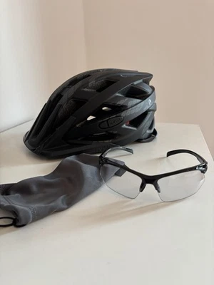 Uvex Fahrradhelm i-vo-cc 56-60 & Uvex Fahrradbrille 802V schwarz/photocrome - Bild 1 von 3