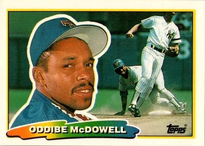 1988 Topps Big Oddibe McDowell Texas Rangers #198 - Image 1 of 2