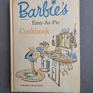 Vintage 1964 Barbie's Easy-As-Pie Cookbook Random House Hardcover First Printing - Picture 1 of 24