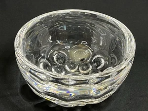 Vintage Orrefors Sven Palmqvist Bubble Bowl 4046-111 Unsigned Art Glass 6" - Picture 1 of 6