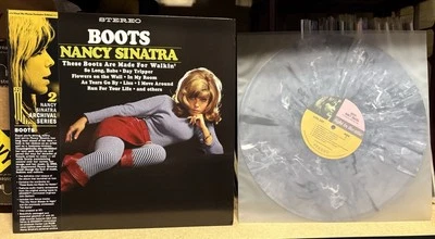 NANCY SINATRA Boots Vinyl Me Please LP Black And White Swirl VMP 422/500 LITA Foto 1 de 4
