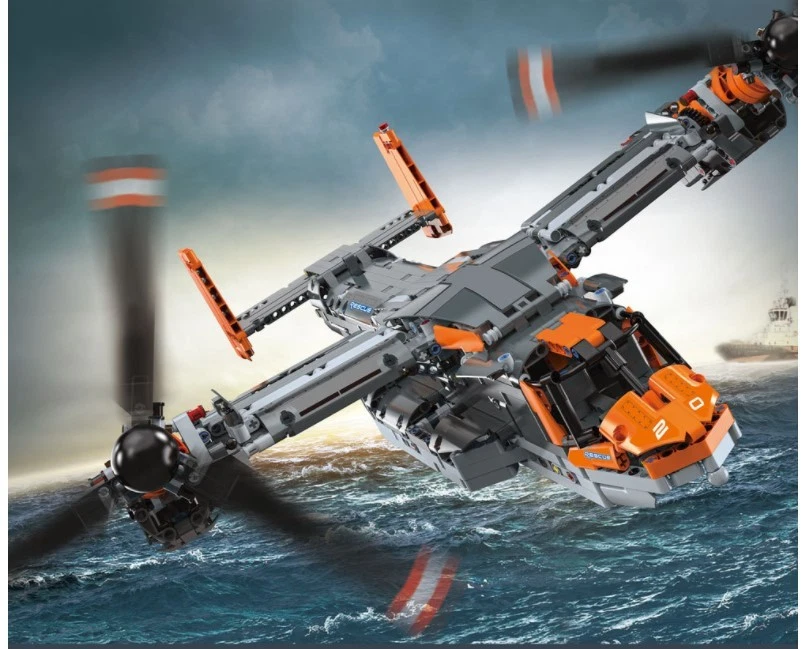 Rarität Boeing V-22 Osprey , 1725 Teile, Technik, Power Function, - Bild 1 von 4