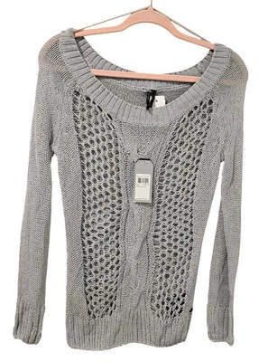 Suéter Guess by Marciano Tejido Abierto Top Manga Larga Chocolate Talla S Foto 1 de 4