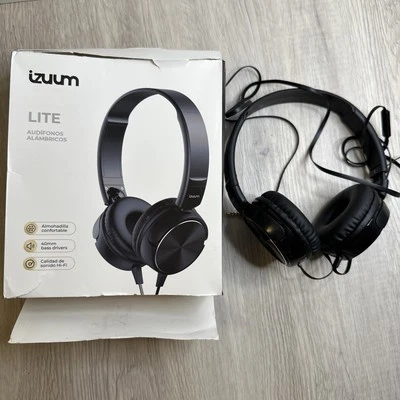 Izuum lite Wired Stereo Headset Wired aux 3.5mm Black - Image 1 of 4