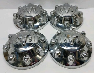 🤑 14-18 DODGE RAM 2500 3500 CHROME WHEEL CENTER CAPS SET OF 4 OEM #04726279AA - Picture 1 of 9