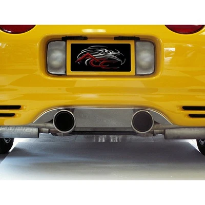 Panel de llenado de escape para Corvette 97-04 con Borla Stinger Dual 4' extensión redonda Foto 1 de 3