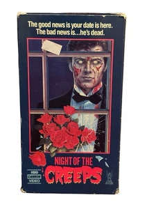 Night of the Creeps VHS Kassette HBO Kanone Video 1986 ohne Barcode Horror Gore Kult - Bild 1 von 10