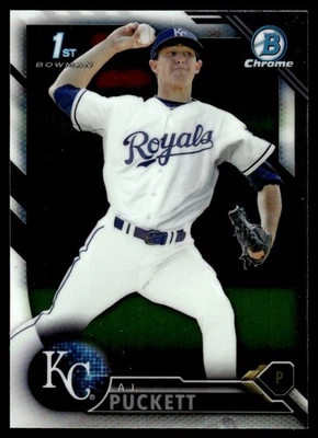 2016 Bowman Draft Picks & Prospects Chrome A.J. Puckett Kansas City Royals - Image 1 of 2