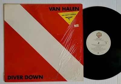 Van Halen- Diver Down - 1982 Vinyl LP - Warner Bros BSK 3677 Shrink Hype Sticker - Image 1 of 3