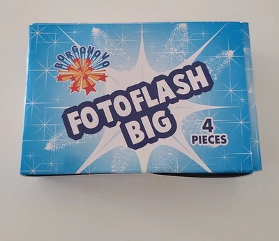 Fotoflash Big Torcia Bianca Intermittente Foto Flash Stadio Matrimonio Compleann - Image 1 of 4