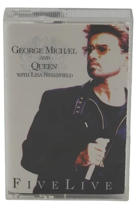 George Michael & Queen - With Lisa Stansfield - Five Live EP (Cassette Tape) Foto 1 de 4