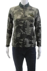 Dolce & Gabbana Boys Tree Print Buttoned Long Sleeve Top Green Size 11/12 - Picture 1 of 7