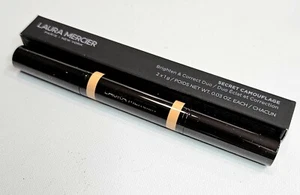 Lot of 2 Laura Mercier *4N* Secret Camouflage Brighten & Correct Concealer Duo - Picture 1 of 4